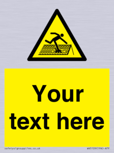 Custom Figure on Roof Sign